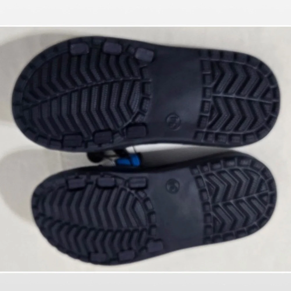 New Shoes Kids Boys Size 1 2 Breeze Blue White Slide On Sandals NWT